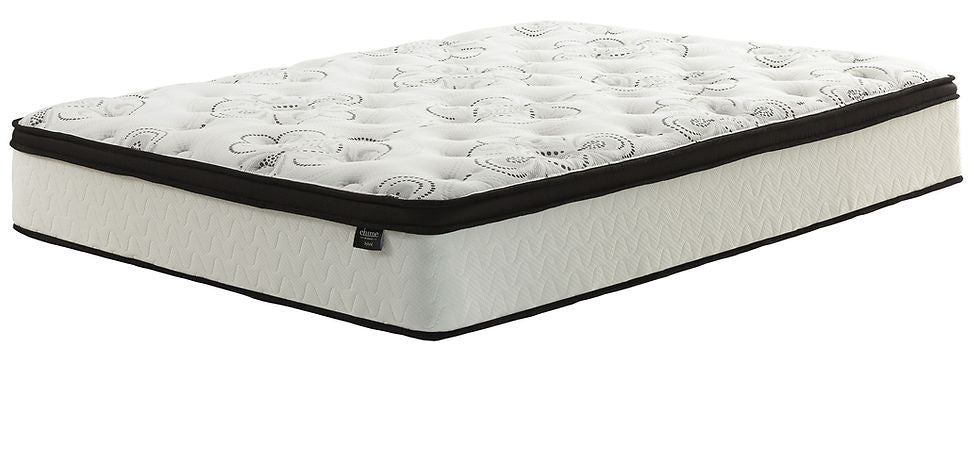 "Ashley M697 Chime 12" Hybrid Mattress with luxurious comfort and support" | Vrxco.com