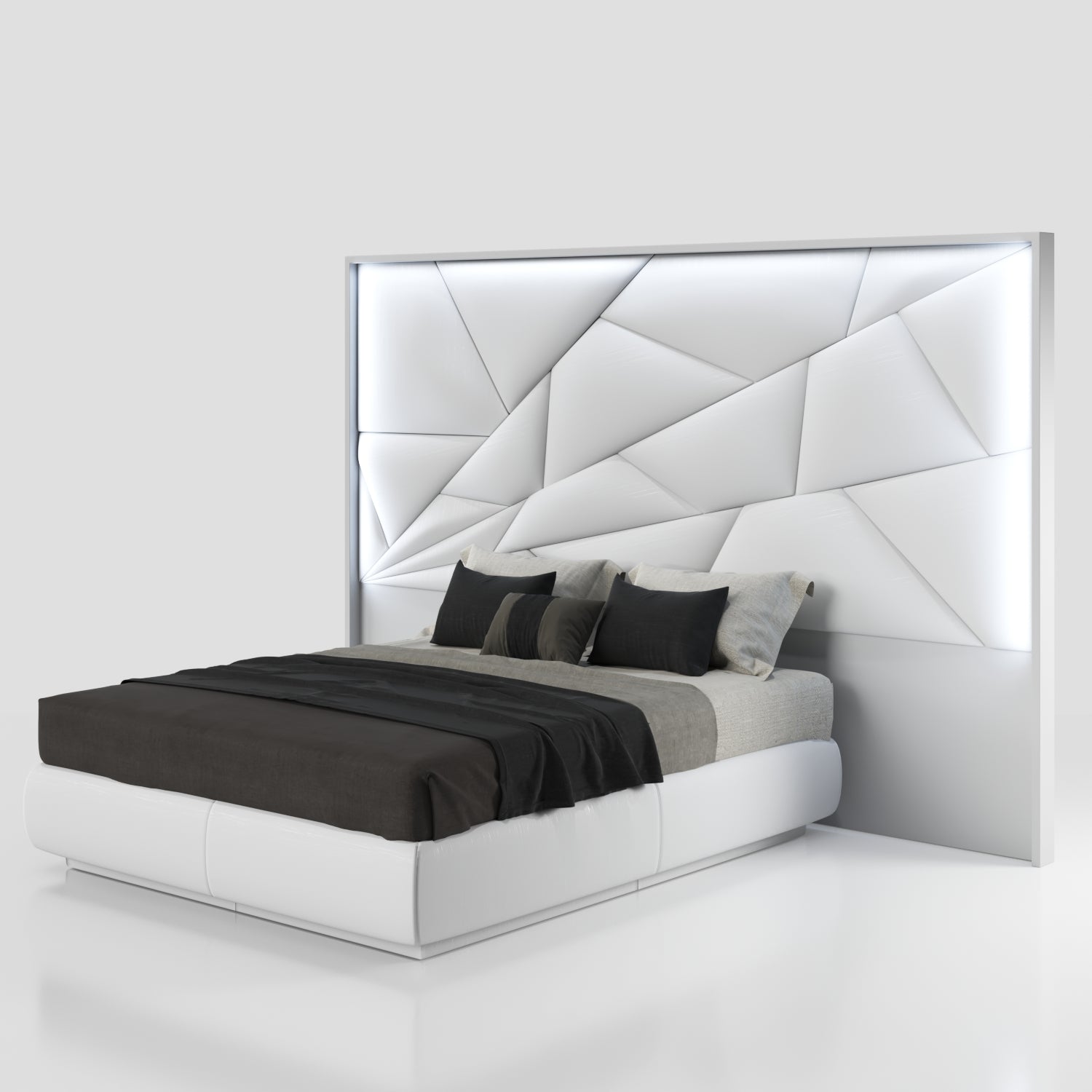 Majesty Bedroom Set with light and Kiu cases for elegant bedroom design | Vrxco.com