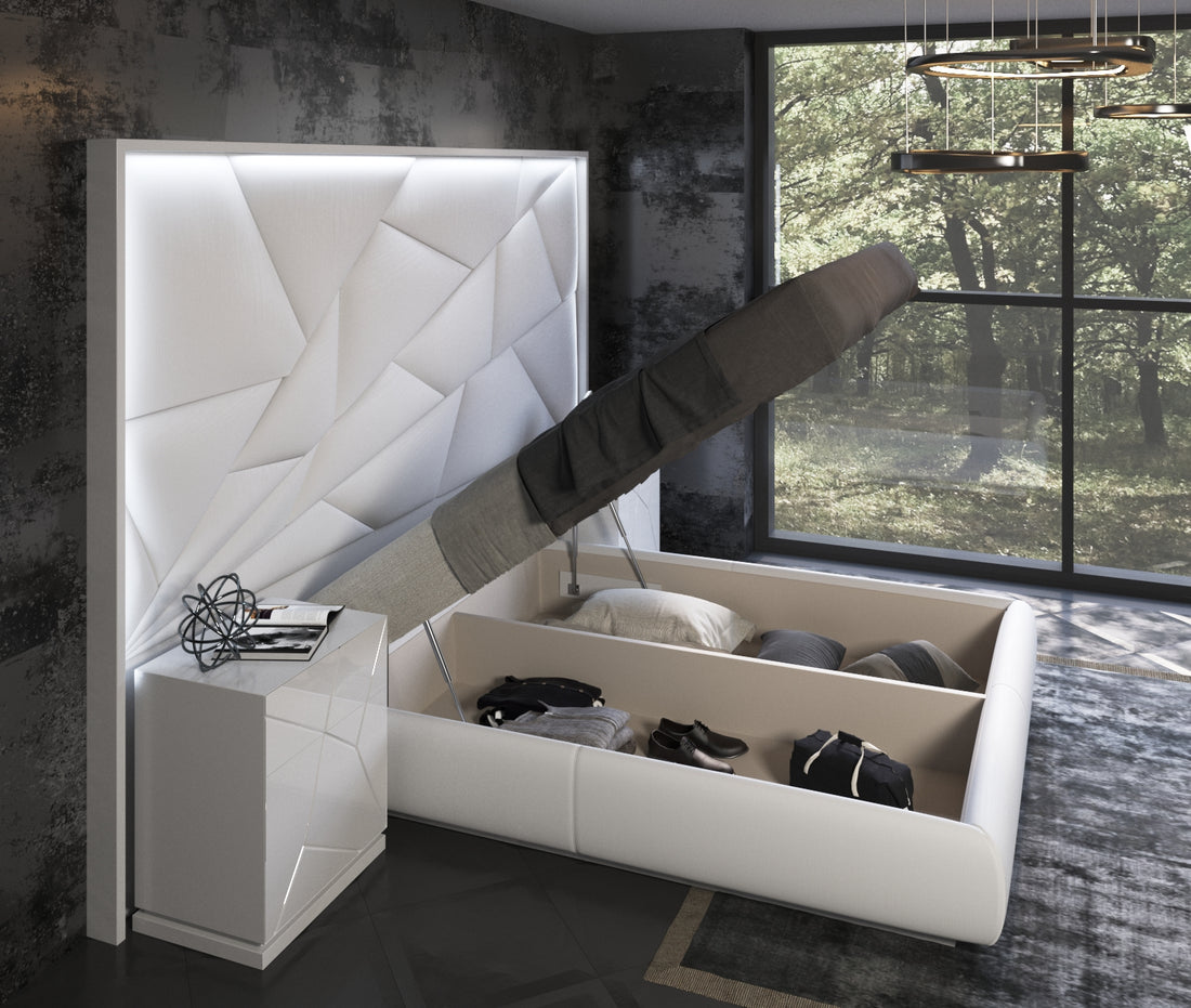 Majesty Bedroom Set with light and Kiu cases for elegant bedroom design | Vrxco.com