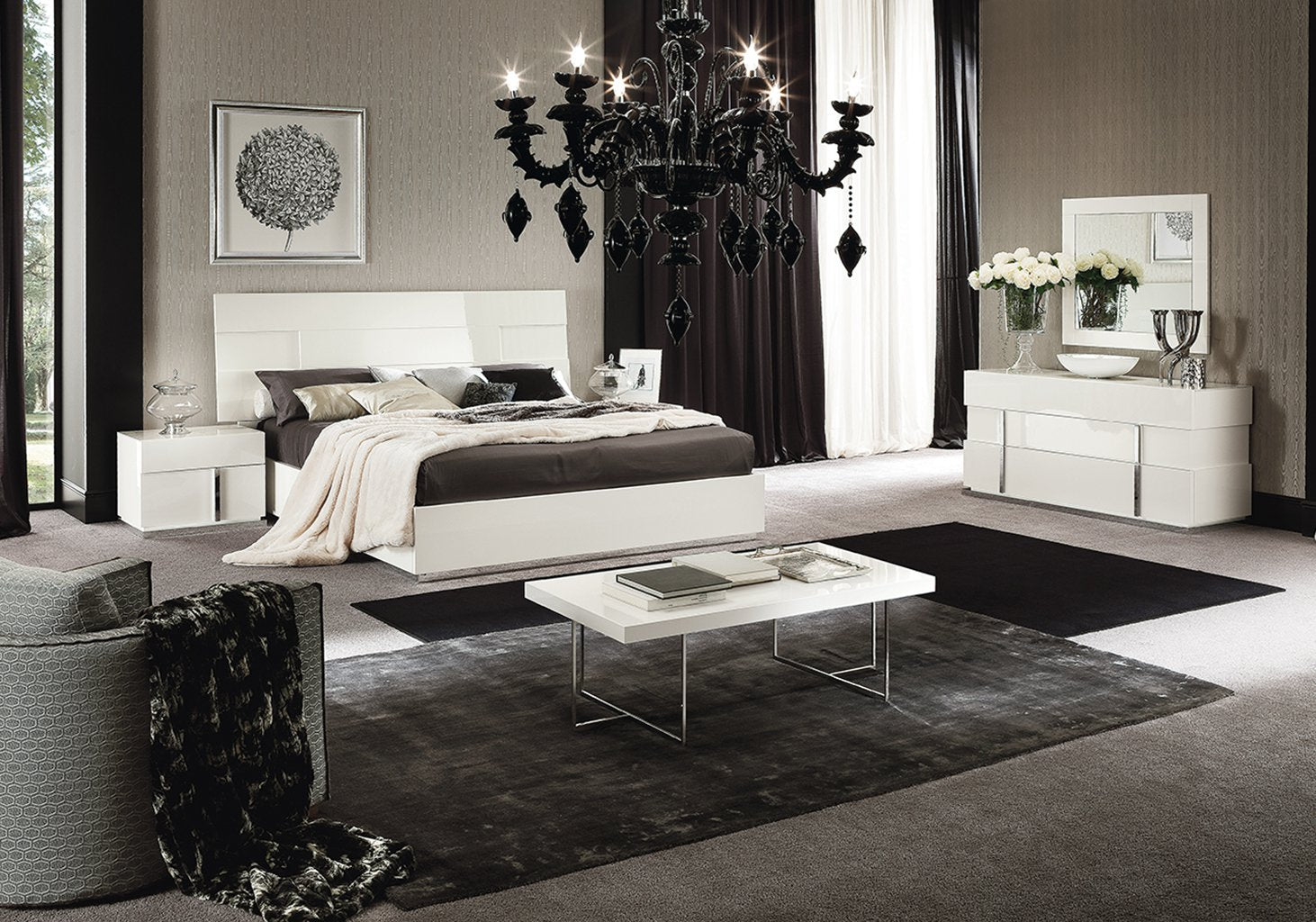 "Canova Bedroom Set with modern design and luxurious comfort" | Vrxco.com