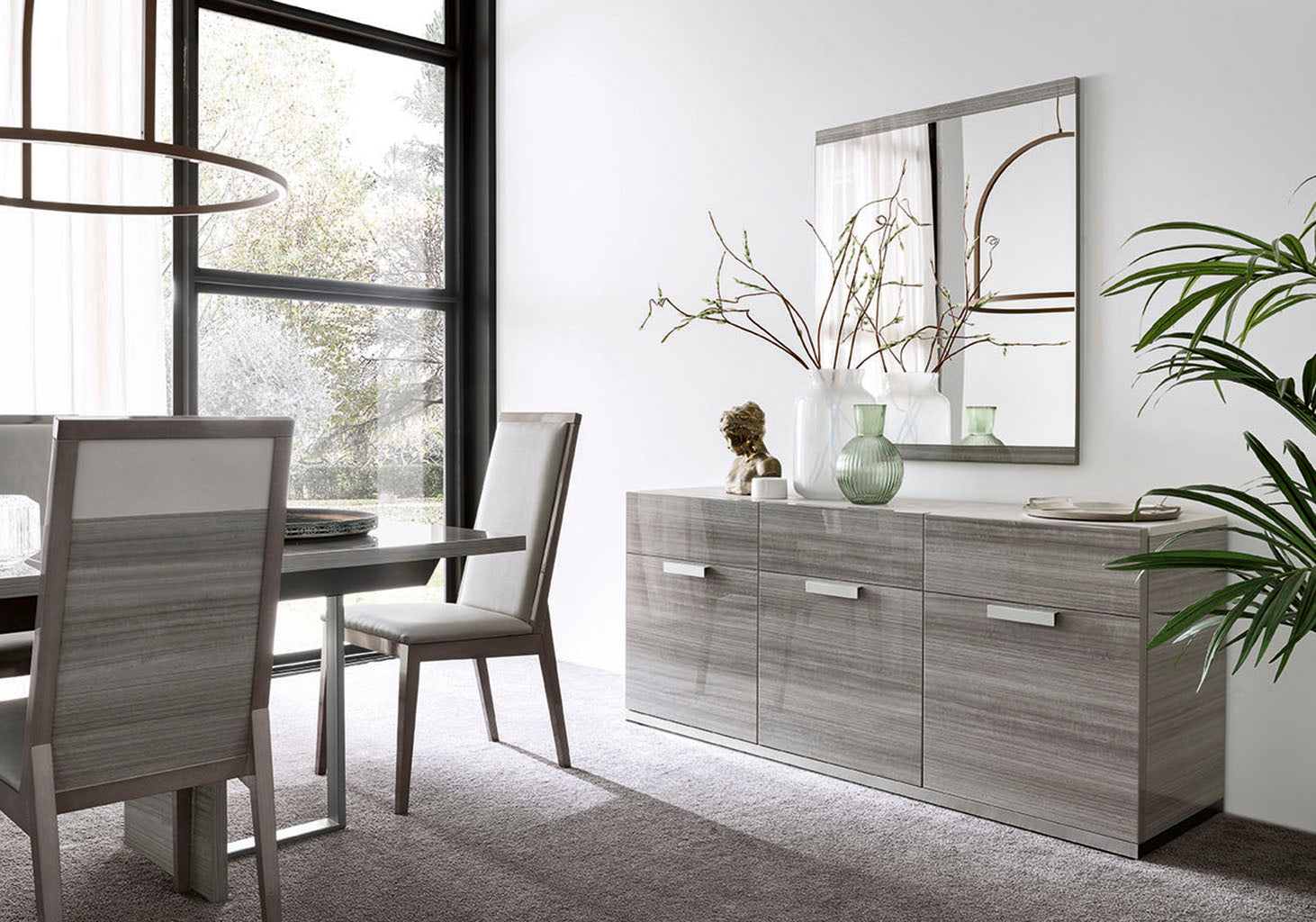 Iris Dining Room Set with elegant modern design | Vrxco.com