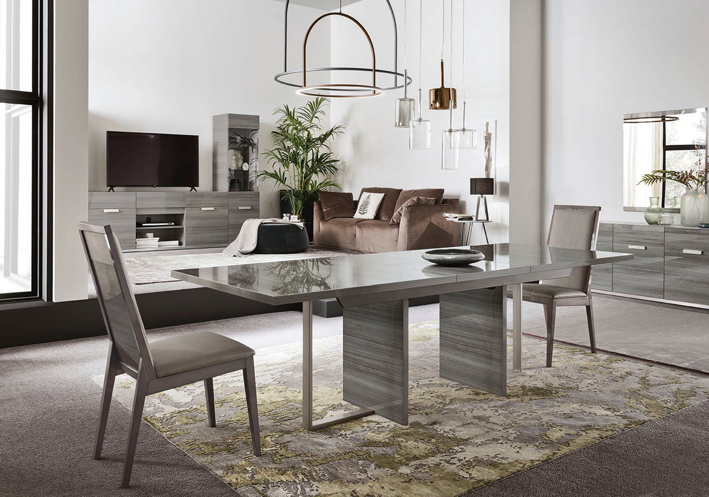 Iris Dining Room Set with elegant modern design | Vrxco.com