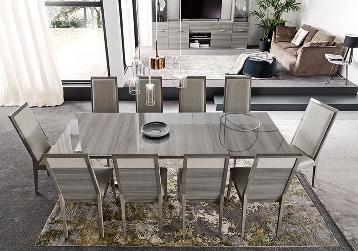 Iris Dining Room Set with elegant modern design | Vrxco.com