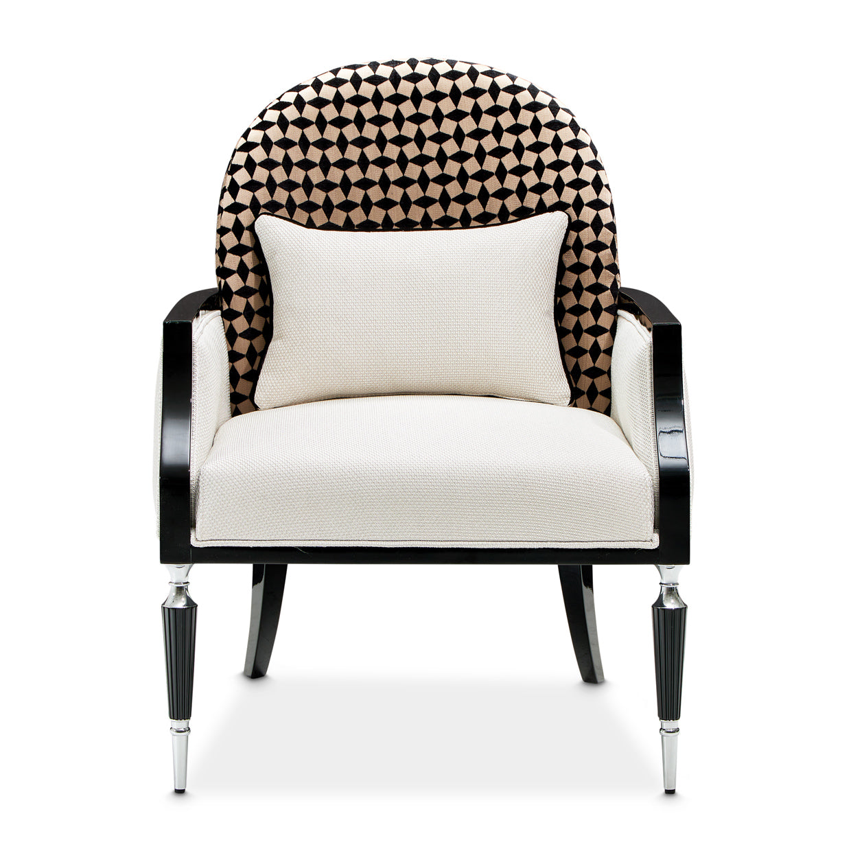 LA FRANCAISE Accent Chair Cafe Black with chic modern design | Vrxco.com