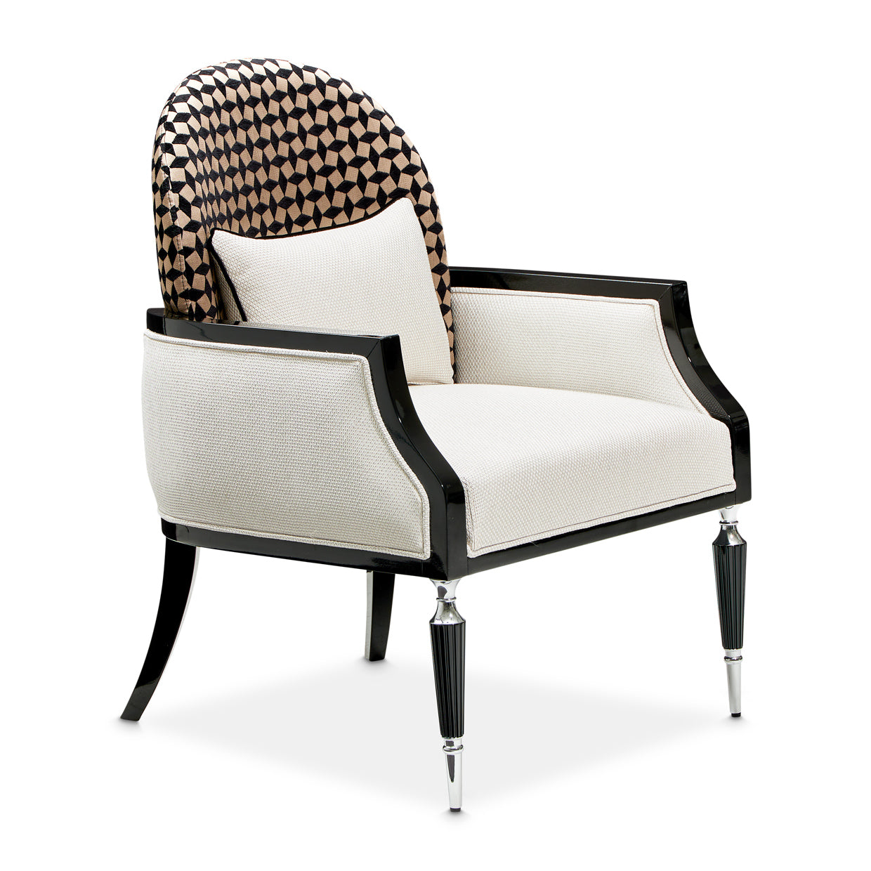 LA FRANCAISE Accent Chair Cafe Black with chic modern design | Vrxco.com