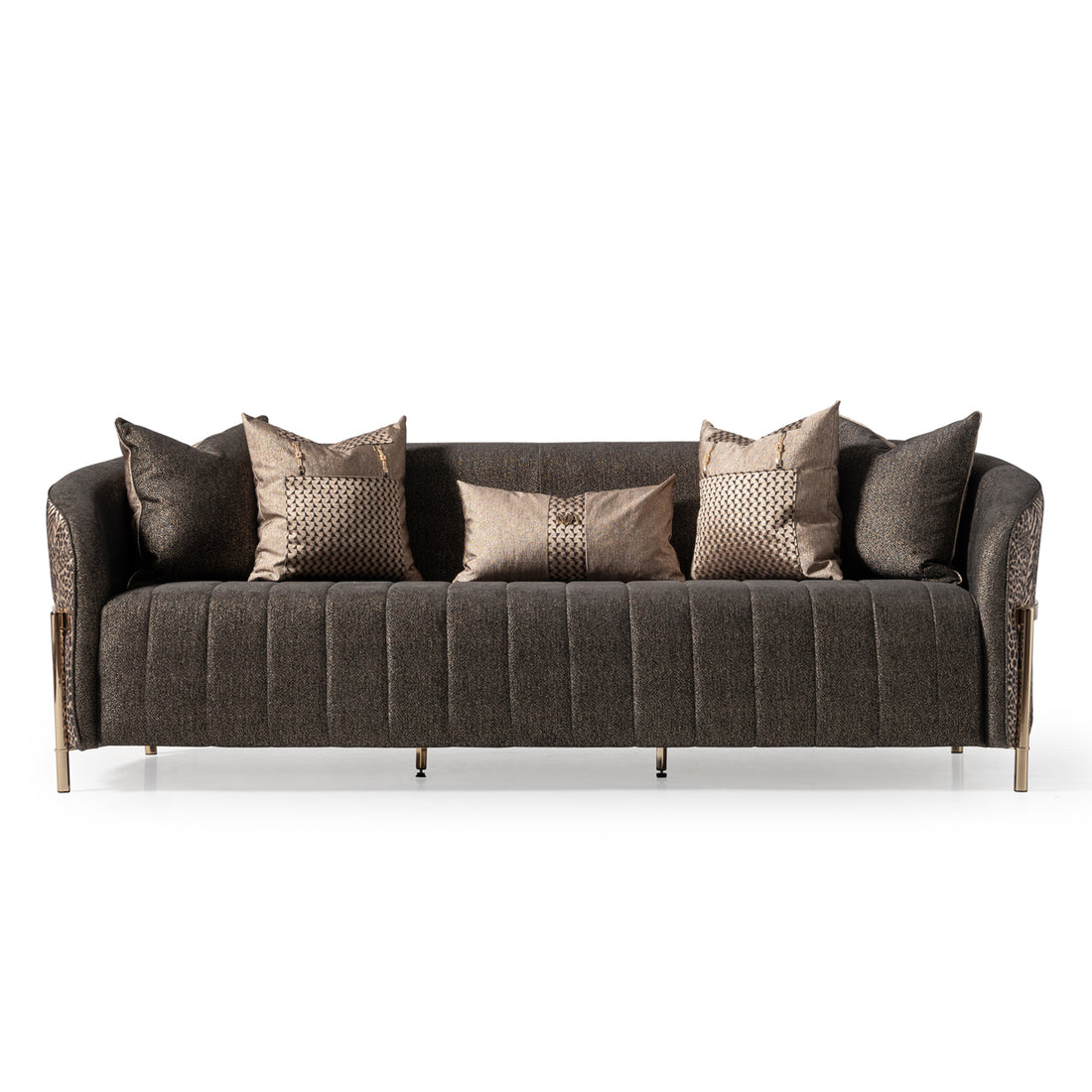 LISBON Sofa Onyx Gold with elegant modern design  | Vrxco.com