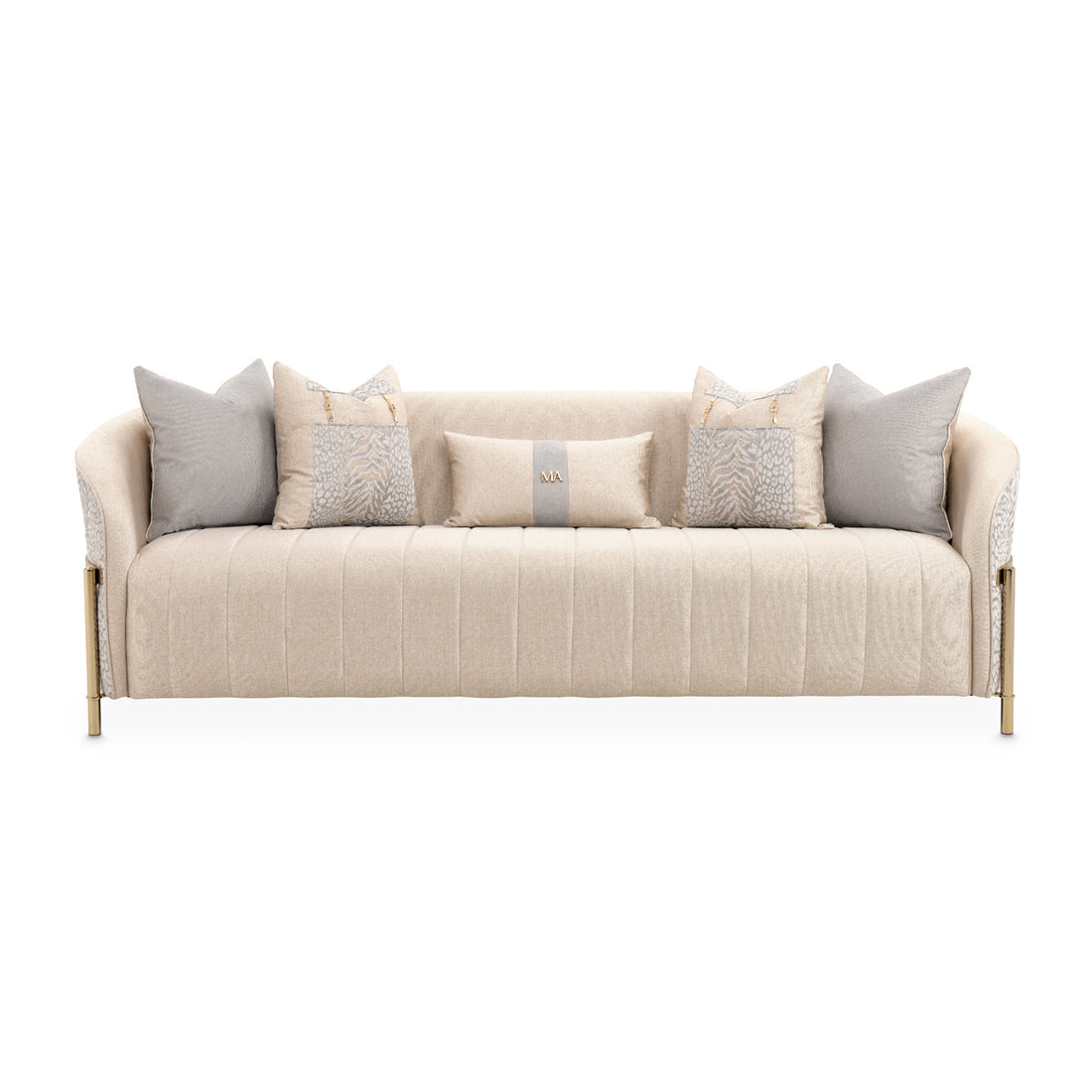 LISBON Sofa Opal Gold with elegant modern design | Vrxco.com 