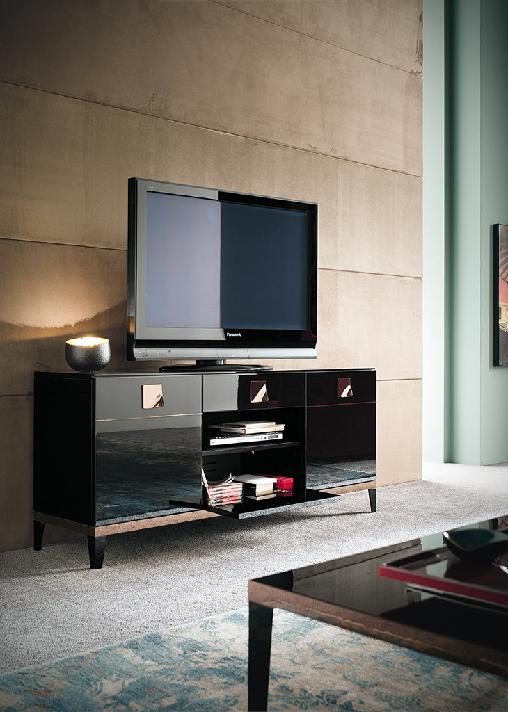 "Mont Noir TV Stand/Entertainment Center - Sleek and Functional Furniture"  | Vrxco.com