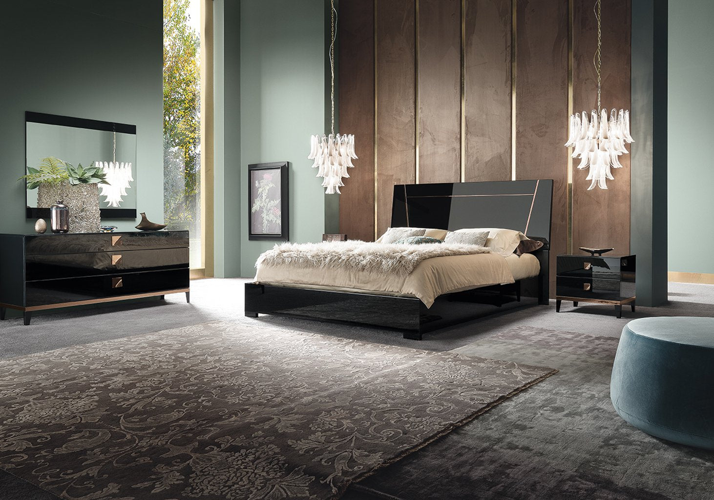 "Mont Noir Bedroom Set - Luxury and Elegant Bedroom Furniture" | Vrxco.com