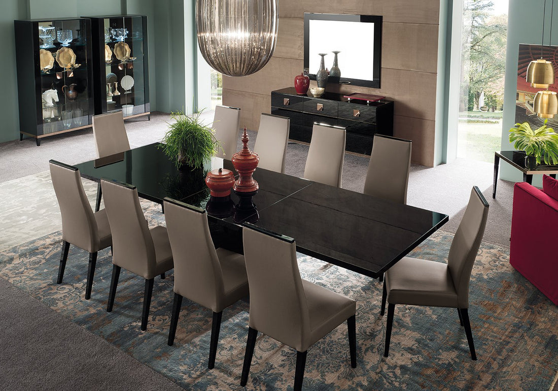 "Mont Noir Dining Room Set - Elegant and Comfortable Dining Furniture" | Vrxco.com