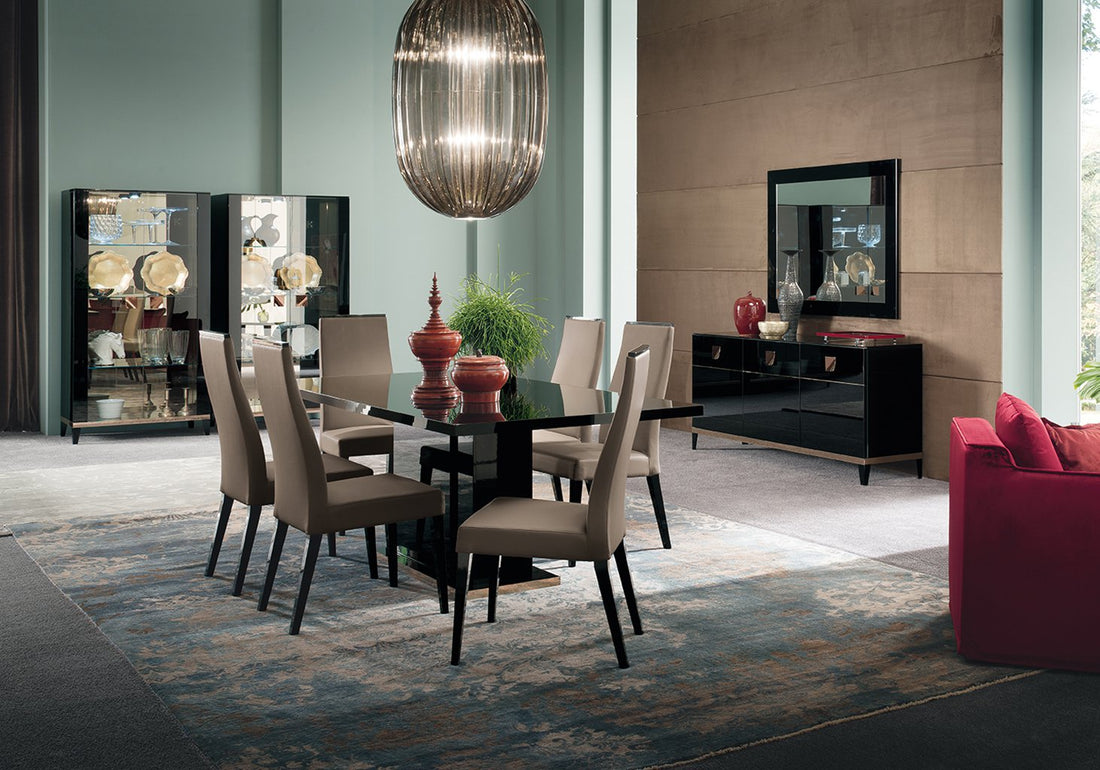 "Mont Noir Dining Room Set - Elegant and Comfortable Dining Furniture" | Vrxco.com