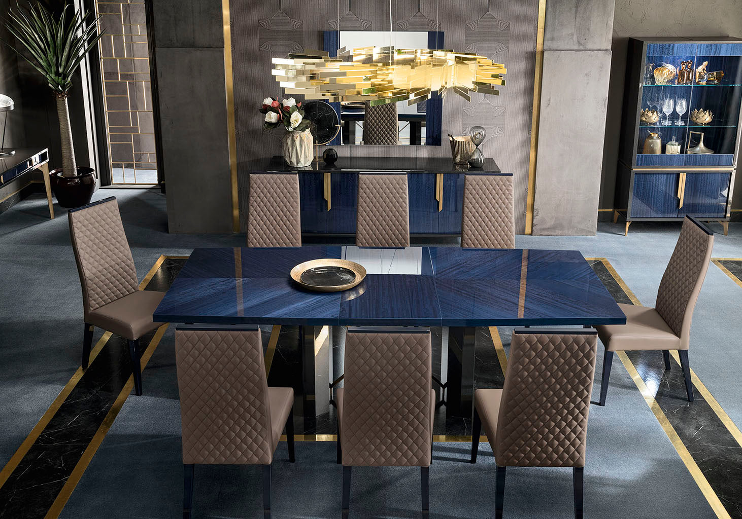 Oceanum Dining Room Set with coastal-inspired design and elegant dining chairs | Vrxco.com