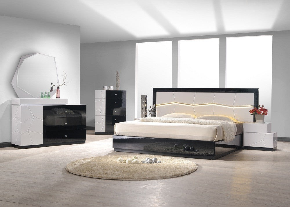 Turin Bedroom Set with contemporary design | Vrxco.com