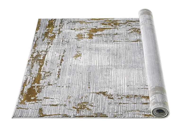 Regency 954 - Gold Chrome Rug with luxurious gold chrome color and sleek pattern | Vrxco.com