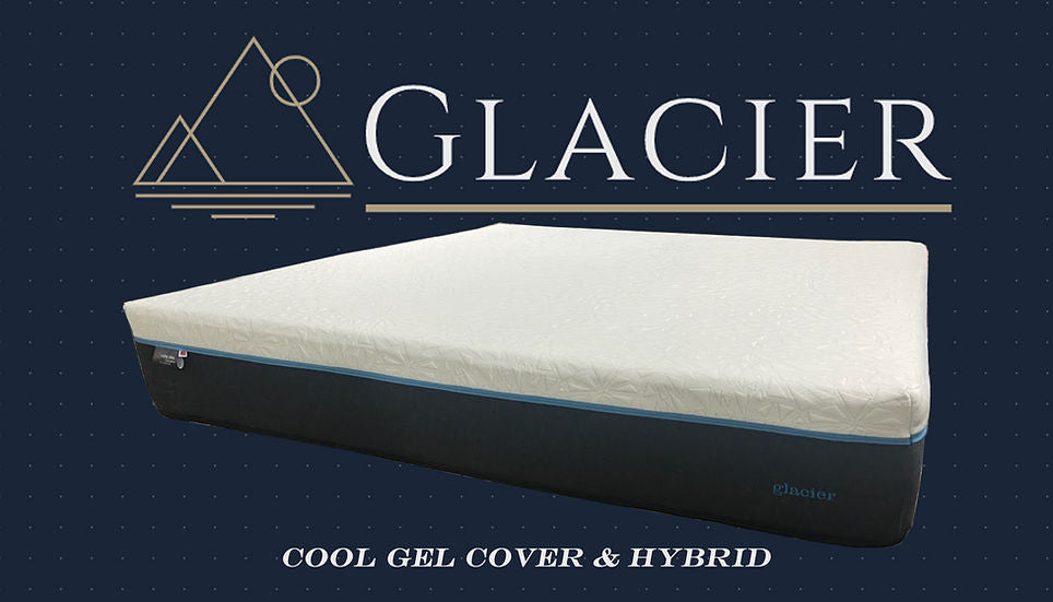 "Glacier 12 Gel Hybrid Cool Gel Cover - Comfortable and cooling mattress topper" | Vrxco.com