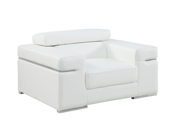 MI-8020 Soho Sofa Set in White with sleek design and plush comfort | Vrxco.com