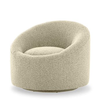 Modrest Frontier Glam Beige Fabric Accent Chair showcasing glamor and comfort | Vrxco.com 